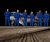 SHUTTLE ASTRONAUTS ARRIVE AT THE CAPE FOR LAUNCH