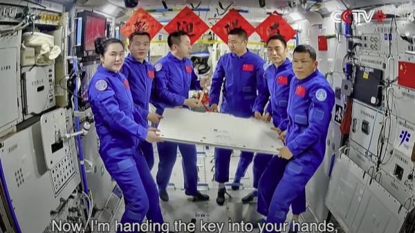 CHINA'S SHENZHOU 20 ASTRONAUTS TAKE CONTROL OF TIANGONG SPACE STATION