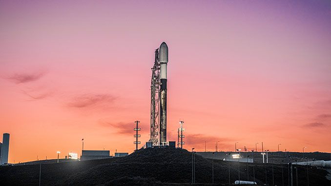SPACEX TO LAUNCH 24 STARLINK SATELLITES TO POLAR ORBIT FROM CALIFORNIA