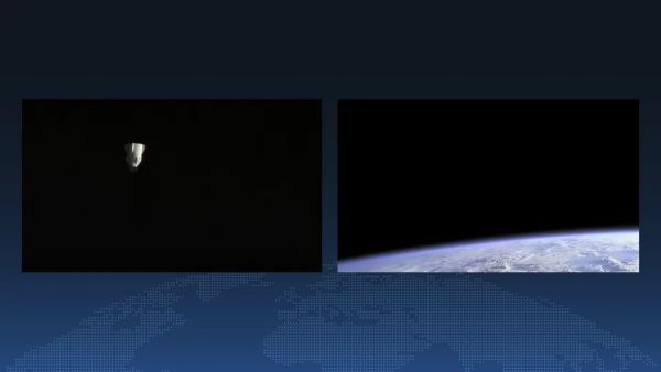 AX-4 CREW DEPARTS INTERNATIONAL SPACE STATION, BEGINS JOURNEY HOME