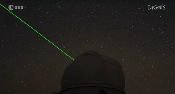 THESE 2 EUROPEAN TELESCOPES USE LASERS TO TRACK POTENTIALLY DANGEROUS SPACE JUNK