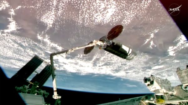 NORTHROP GRUMMAN CARGO SHIP REACHES SPACE STATION