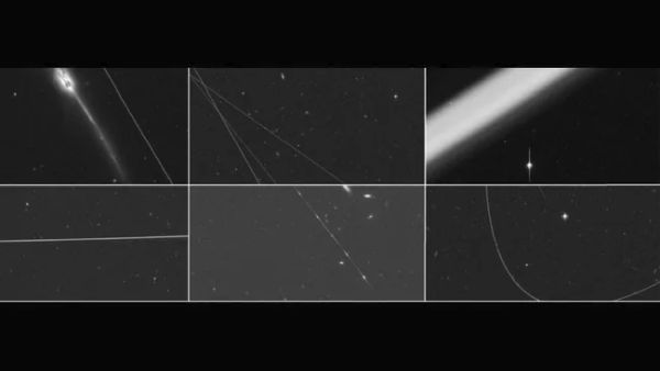 SATELLITE CONSTELLATIONS COULD OBSCURE MOST SPACE TELESCOPE OBSERVATIONS BY LATE 2030S: 'THAT PART OF THE IMAGE WILL BE FOREVER LOST'