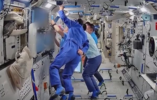'SOME OF THE CRACKS HAD PENETRATED THROUGH': CHINESE ASTRONAUTS REVEAL NEW DETAILS ABOUT SPACECRAFT THAT 'STRANDED' THEM IN SPACE LAST YEAR