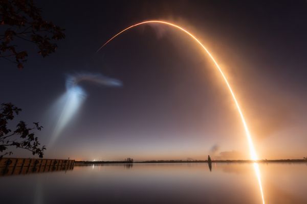 SPACEX LAUNCHES 600TH STARLINK SATELLITE OF 2026 DURING PREDAWN FALCON 9 ROCKET FLIGHT FROM CAPE CANAVERAL
