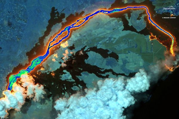 MEMORABLE NEWS SATELLITE PHOTOS OF 2018