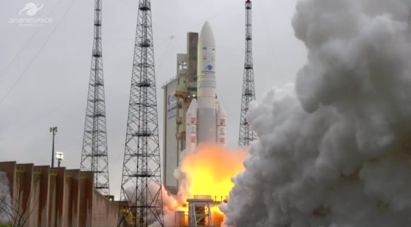 ARIANESPACE LAUNCHES INDIAN, SAUDI TELECOM SATELLITES IN YEAR’S FIRST ARIANE 5 MISSION