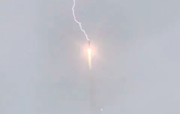 SOYUZ PERSEVERES THROUGH LIGHTNING STRIKE WITH GLONASS SATELLITE