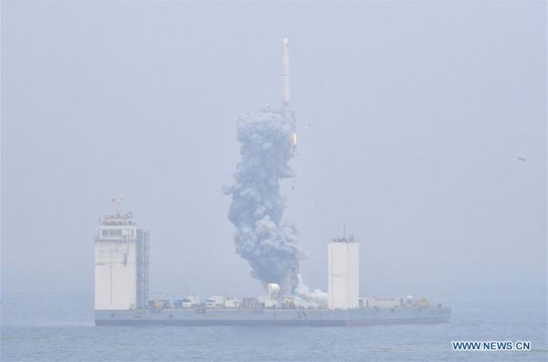 CHINA’S FIRST SEA LAUNCH DECLARED A SUCCESS