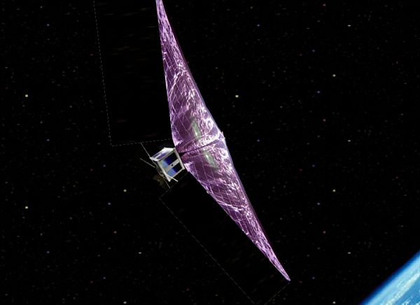 CAN WE USE SPECIAL SAILS TO BRING OLD SATELLITES BACK DOWN TO EARTH?