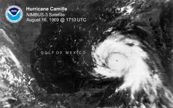 50 YEARS AFTER HURRICANE CAMILLE, GOES SATELLITES IMPROVE FORECASTS