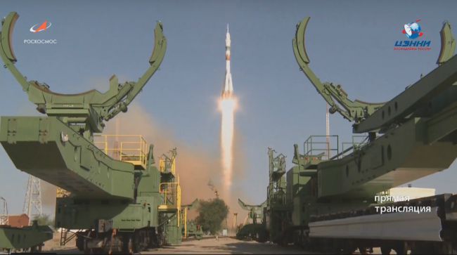 RUSSIA LAUNCHES HUMANOID ROBOT 'FYODOR' TO SPACE STATION ON RARE SOYUZ TEST FLIGHT