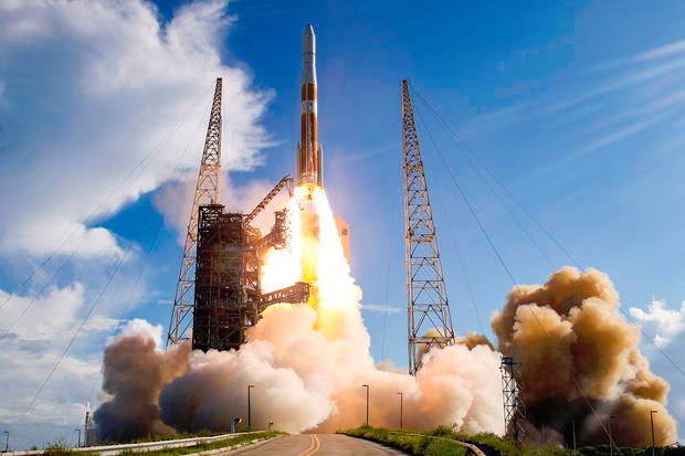 ROCKET LAUNCHES GPS SATELLITE INTO ORBIT FOR U.S. AIR FORCE
