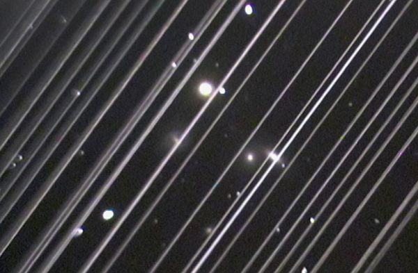 SPACEX TESTS BLACK SATELLITE TO REDUCE 'MEGACONSTELLATION' THREAT TO ASTRONOMY