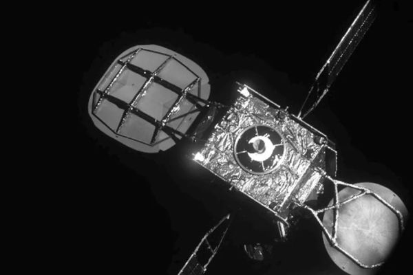 TWO COMMERCIAL SATELLITES JUST DOCKED IN SPACE FOR THE FIRST TIME
