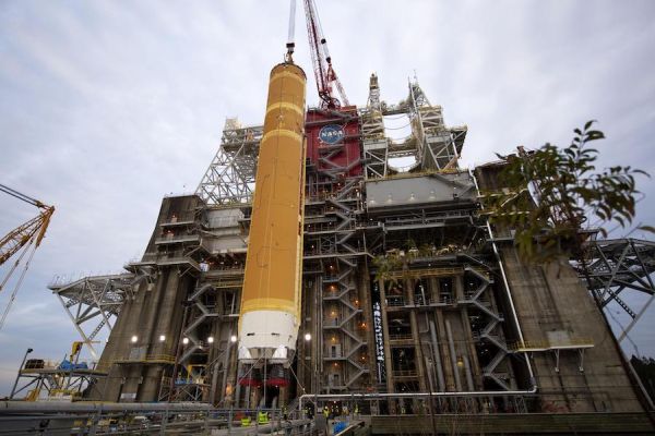 FACING PANDEMIC, NASA SHUTTERS ROCKET FACTORY, HALTS SLS AND ORION TESTING