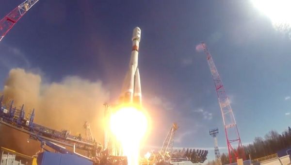 RUSSIA’S SOYUZ-2-1B LAUNCHES MISSILE DETECTION SATELLITE