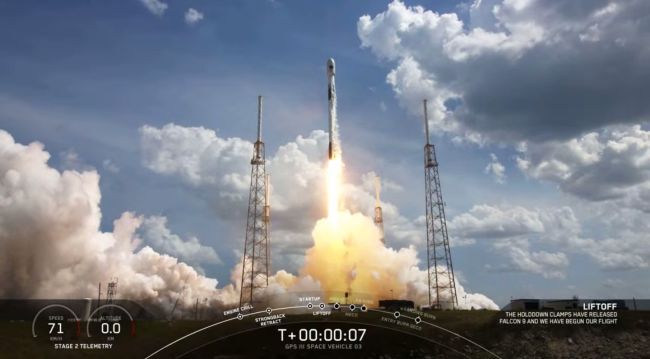SPACEX LAUNCHES ADVANCED GPS SATELLITE FOR US SPACE FORCE, STICKS ROCKET LANDING