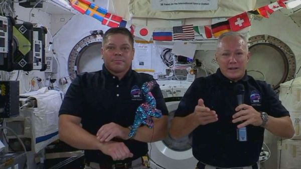 HISTORY-MAKING NASA-SPACEX ASTRONAUTS UNDOCK FROM INTERNATIONAL SPACE STATION, SET FOR SPLASHDOWN