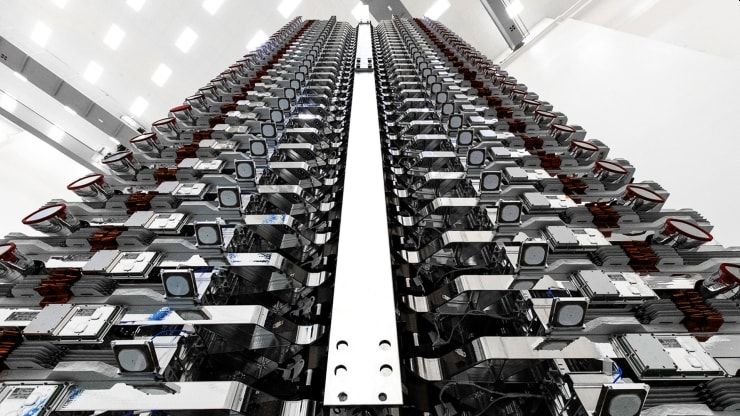 SPACEX IS MANUFACTURING 120 STARLINK INTERNET SATELLITES PER MONTH
