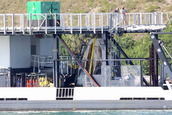 BACK AT CAPE CANAVERAL, SPACEX’S CREW DRAGON CAPSULE PREPS FOR NEXT MISSION