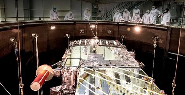 GOES-T SATELLITE UNDERGOES TESTING TO SIMULATE LAUNCH AND ORBIT CONDITIONS