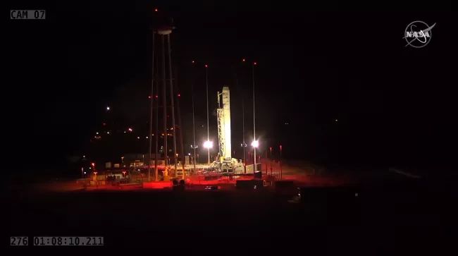 NORTHROP GRUMMAN ABORTS LAUNCH OF ANTARES ROCKET CARRYING NASA CARGO MINUTES BEFORE LIFTOFF
