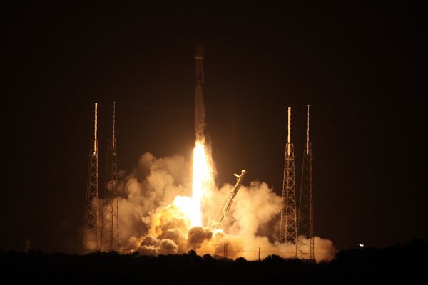 SPACEX LAUNCHES GPS NAVIGATION SATELLITE FROM CAPE CANAVERAL