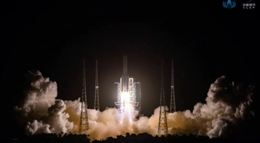 CHINA LAUNCHES CHANG’E-5 MOON SAMPLE RETURN MISSION