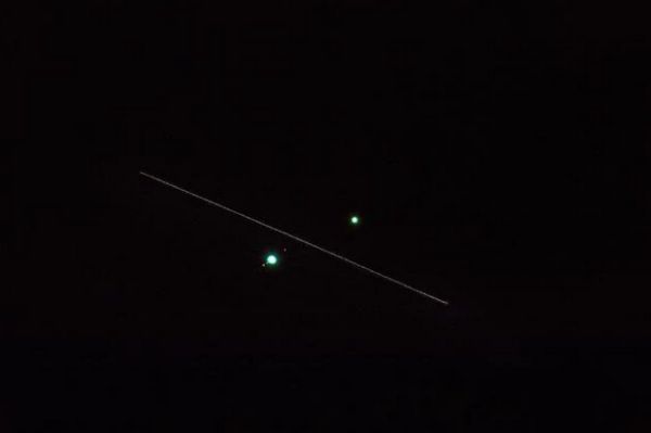 INTERNATIONAL SPACE STATION PASSES THROUGH JUPITER AND SATURN DURING GREAT CONJUNCTION OF THE TWO PLANETS