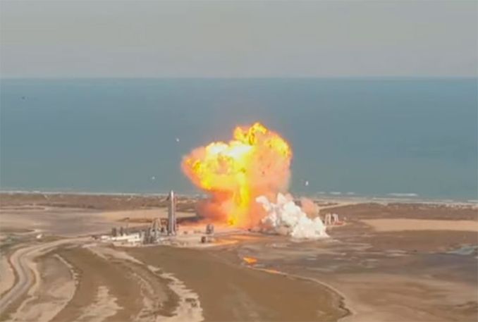 SPACEX STARSHIP PROTOTYPE LOST IN TEST FLIGHT LANDING MISHAP