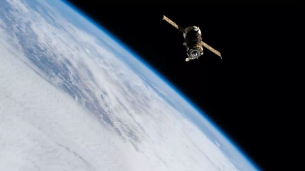 RUSSIA'S PROGRESS 77 CARGO SHIP DOCKS WITH THE INTERNATIONAL SPACE STATION