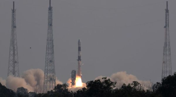INDIAN PSLV ROCKET LAUNCHES BRAZILIAN AMAZONIA-1 SATELLITE