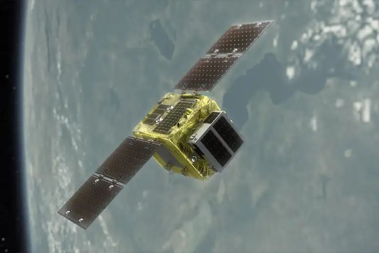 SATELLITE THAT CAN CLEAN UP SPACE JUNK WITH A MAGNET ABOUT TO LAUNCH
