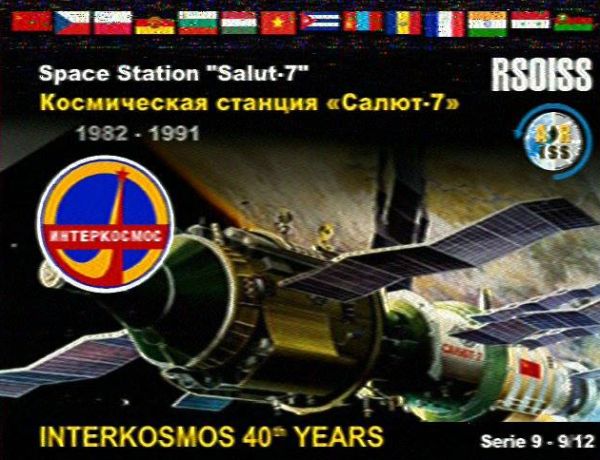 RS0ISS WILL TRANSMIT SLOW-SCAN TV IMAGES FROM THE ISS ON JUNE 9 – 10