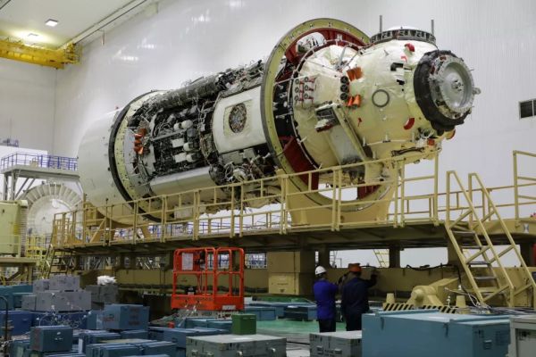 RUSSIA'S NEW NAUKA MODULE READIED FOR LAUNCH TO INTERNATIONAL SPACE STATION