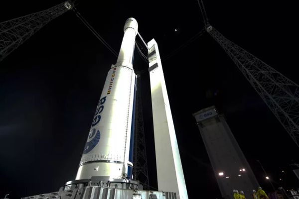 YOU CAN WATCH AN ARIANESPACE VEGA ROCKET LAUNCH 5 SATELLITES INTO SPACE MONDAY. HERE'S HOW.