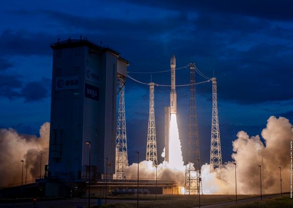 FRENCH MILITARY INTELLIGENCE SATELLITES LAUNCH ON VEGA ROCKET