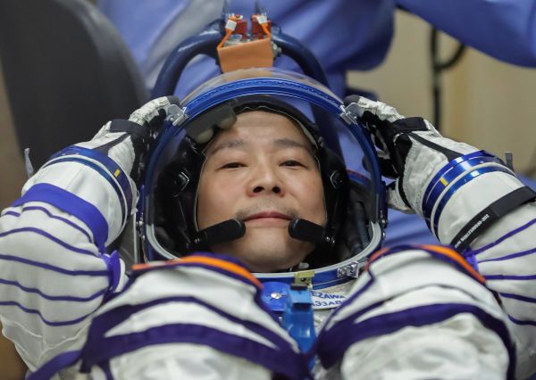 JAPANESE TYCOON ARRIVES AT ISS AS RUSSIA RESUMES SPACE TOURISM