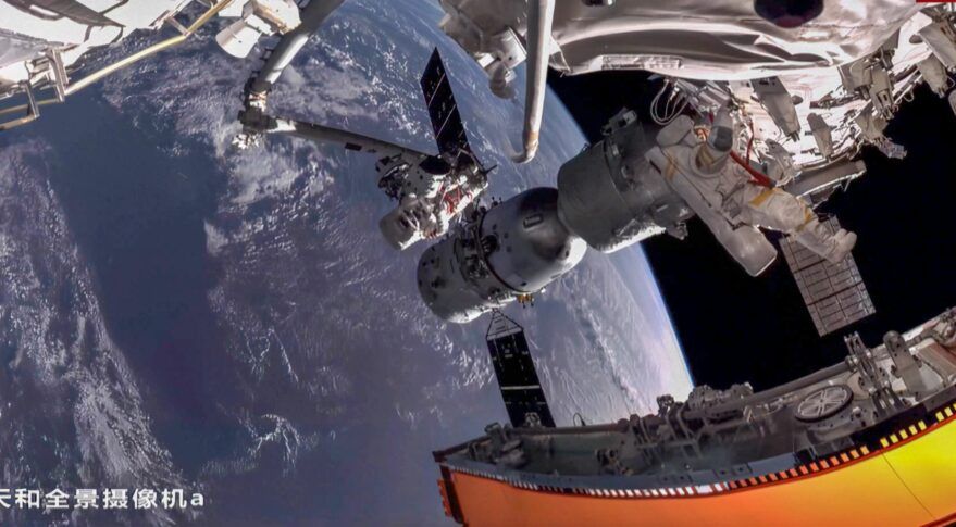 CHINA’S SPACE STATION MANEUVERED TO AVOID STARLINK SATELLITES