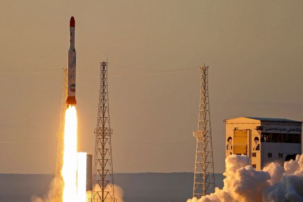 IRAN LAUNCHES ROCKET INTO SPACE AMID NUCLEAR TALKS