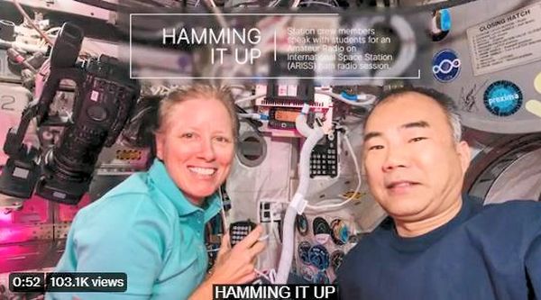 ARISS HIGHLIGHTED AMONG NASA’S BEST SPACE STATION SCIENCE PICTURES OF 2021