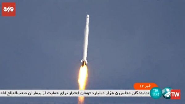 IRAN CARRIES OUT MILITARY LAUNCH WITH QASED ROCKET AND NOOR-2 SATELLITE
