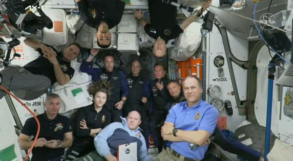 FIRST CREW OF PRIVATE ASTRONAUTS WELCOMED ABOARD INTERNATIONAL SPACE STATION