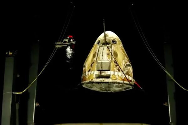 SPACEX SUCCESSFULLY RETURNS FOUR ASTRONAUTS FROM INTERNATIONAL SPACE STATION