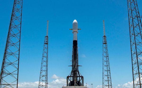 SPACEX READIES FALCON 9 ROCKET TO LAUNCH EGYPTIAN COMMUNICATIONS SATELLITE