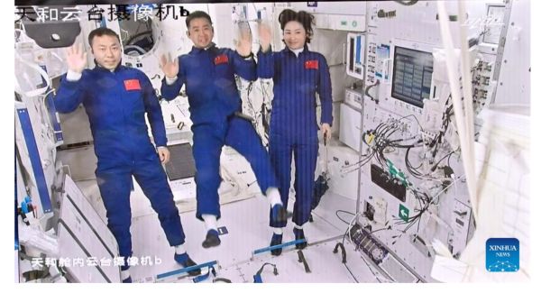 SHENZHOU-14 ASTRONAUTS BEGIN THEIR MISSION OF 6 MONTHS IN SPACE