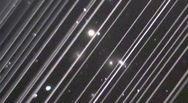 ASTRONOMERS RENEW CONCERNS ABOUT STARLINK SATELLITE BRIGHTNESS