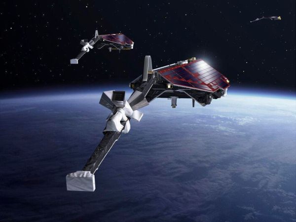 A CONSTELLATION OF ‘SWARM’ SATELLITES JUST DODGED A COLLISION OVER OUR HEADS