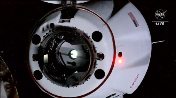 THE CREW-5 ASTRONAUTS DOCK TO THE SPACE STATION